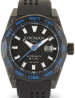 Locman Stealth 0216V3- CBCBNKBS2K 46mm Carbon$Titanium Black