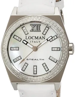 Locman Stealth 0204P0MWDFNKPSW 33mm Stainless steel Mother of Pearl