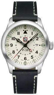 Luminox P-38 Lightning XA.9527 Stainless steel Beige