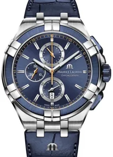 Maurice Lacroix AIKON AI1018-SS001-432-4 Stainless steel Blue