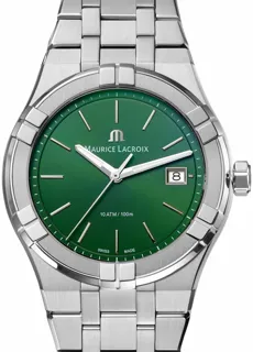 Maurice Lacroix Aikon Quartz AI1108-SS002-630-1 Stainless steel Green