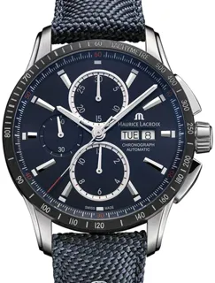 Maurice Lacroix Pontos PT6038-SSL24-430-4 Stainless steel Dark Blue