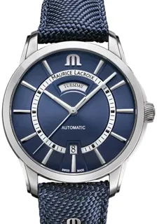 Maurice Lacroix Pontos PT6358-SS004-431-4 Stainless steel Dark Blue