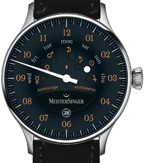 MeisterSinger Astroscope AS902OR_SCF01 Stainless steel Black