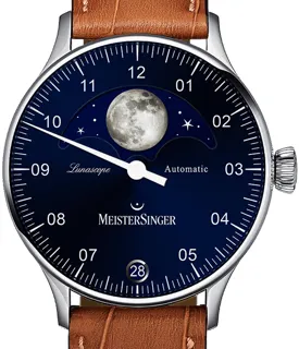 MeisterSinger Lunascope LS908_SG03 Stainless steel Blue