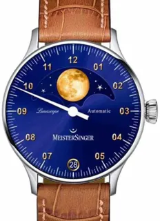 MeisterSinger Lunascope LS908_MIL Stainless steel Blue