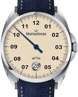 MeisterSinger Metris ME903_SD04-2 Stainless steel Beige