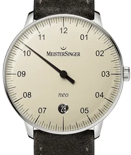 MeisterSinger Neo NE903N_SV12 Stainless steel Beige