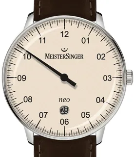 MeisterSinger Neo NE403_SCF02 Stainless steel Beige