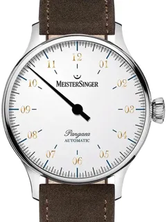 MeisterSinger Pangaea PM9901G_Suede Stainless steel White