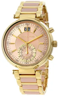 Michael Kors Sawyer MK6360 39mm Stainless steel Pink$Rose Gold