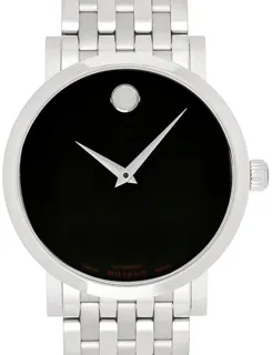 Movado Red Label 606283 Stainless steel Black