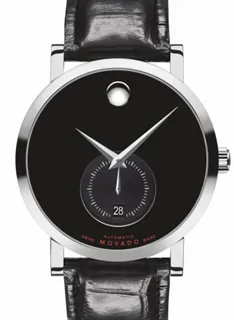 Movado Red Label 607370 41mm Stainless steel Black