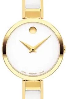 Movado Moda Bangle 607715 Yellow gold White