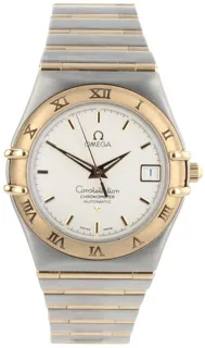 Omega Constellation 368.1201 Yellow gold and Stainless steel White