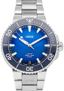 Oris Aquis 01 400 7769 4135-07 8 22 09PEB Stainless steel Blue