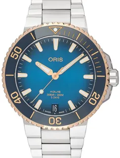 Oris Aquis 01 400 7769 6355-07 8 22 09PEB Stainless steel Blue