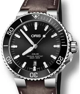 Oris Aquis 01 733 7730 4134-07 5 24 10EB Stainless steel Black