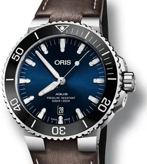 Oris Aquis 01 733 7730 4135-07 5 24 10EB Stainless steel Blue