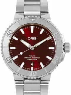 Oris Aquis 01 733 7730 4158-07 8 24 05PEB Stainless steel Red