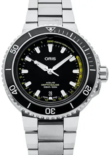 Oris Aquis 01 733 7755 4154-Set MB Stainless steel Black