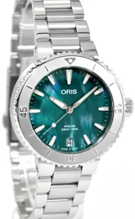 Oris Aquis 01 733 7770 4137-07 8 18 05P Stainless steel Green