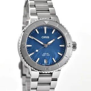 Oris Aquis 01 733 7770 4155-07 8 18 05P Stainless steel Blue