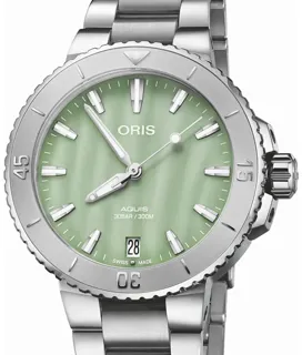 Oris Aquis 01 733 7770 4157-07 8 18 05P Stainless steel Green