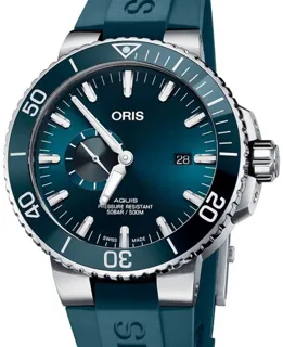 Oris Aquis 01 743 7733 4155-07 4 24 69EB Stainless steel Blue