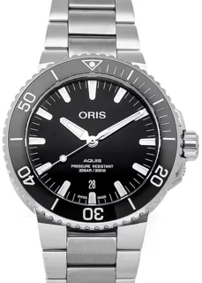 Oris Aquis Date 01 733 7730 4134-07 8 24 05PEB Stainless steel Black