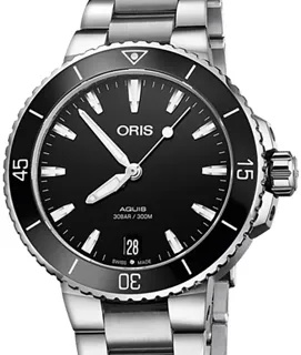 Oris Aquis Date 01 733 7731 4154-07 8 18 05P Stainless steel Black