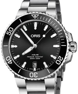 Oris Aquis Date 01 733 7732 4134-07 8 21 05PEB Stainless steel Black