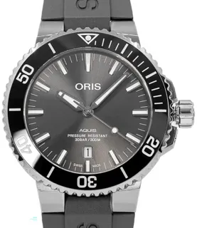 Oris Aquis Titanium Date 01 733 7730 7153-07 4 24 63TEB Titanium Gray