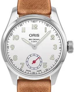 Oris Big Crown 01 401 7781 4081-Set 40mm Yellow gold Silver