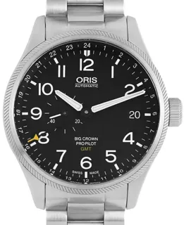 Oris Big Crown 01 748 7710 4164-07 8 22 19 Stainless steel Black