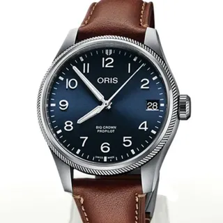 Oris Big Crown 01 751 7761 4065-07 6 20 07LC Stainless steel Blue