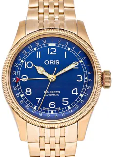 Oris Big Crown 01 754 7741 3165-07 8 20 01 Bronze Blue