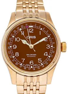 Oris Big Crown 01 754 7741 3166-07 8 20 01 Bronze Brown