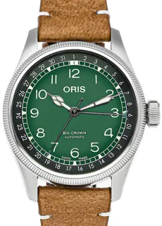 Oris Big Crown 01 754 7779 4067-Set Stainless steel Green