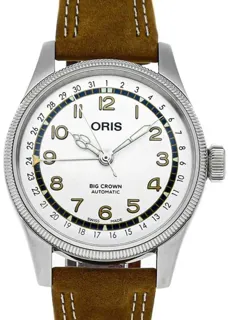 Oris Big Crown Pointer Date 01 754 7741 4081-Set Stainless steel White