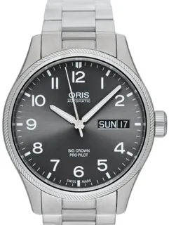 Oris Big Crown ProPilot Day Date 01 752 7698 4063-07 8 22 19 Stainless steel Gray