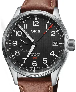 Oris Big Crown ProPilot GMT 01 748 7710 4184-SET Stainless steel Black