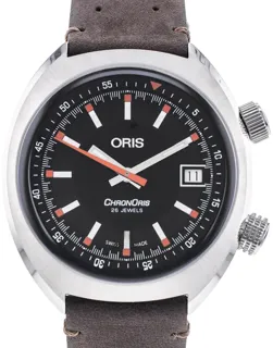 Oris Chronoris 01 733 7737 4054-07 5 19 45 Stainless steel Black