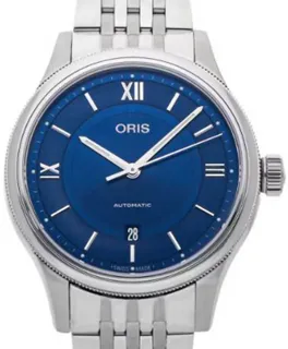 Oris Classic 01 733 7719 4075-07 8 20 10 44mm Stainless steel Blue