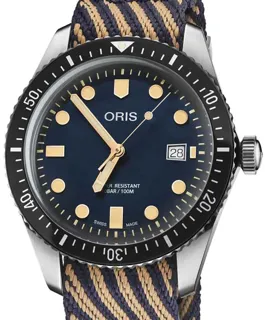 Oris Divers 01 733 7720 4035-07 5 21 13 Stainless steel Blue