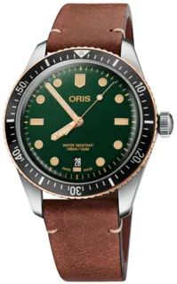 Oris Divers Sixty Five 01 733 7707 4357-07 5 20 45 Bronze and Stainless steel Green