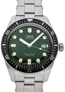 Oris Divers Sixty Five 01 733 7720 4057-07 8 21 18 Stainless steel Green