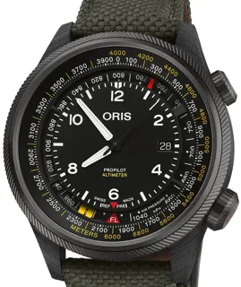 Oris ProPilot 01 793 7775 8764-Set 47mm Carbon$Titanium Black