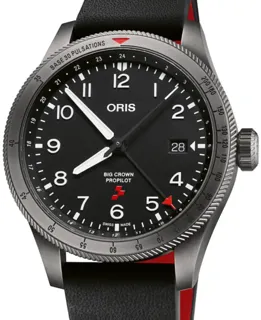 Oris ProPilot 01 798 7773 4284 HB-ZQG-Set 42mm Stainless steel Black