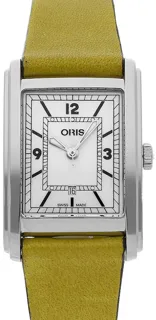 Oris Rectangular 01 561 7783 4061-07 5 19 15 Stainless steel White